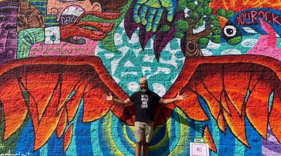 Instagram-worthy mural spreads its wings in The Grove