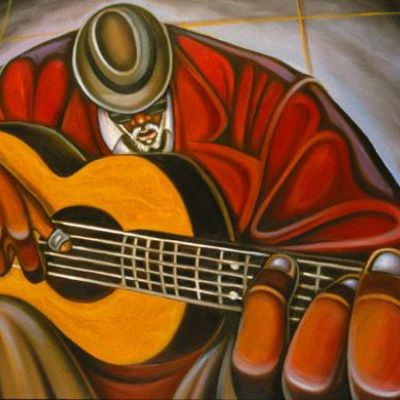 Blues Man II by Cbabi Bayoc