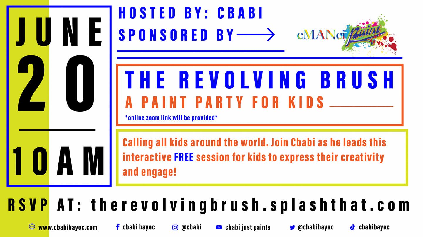 THE REVOLVING BRUSH - A FUN AND INTERACTIVE PAINT PARTY FOR KIDS